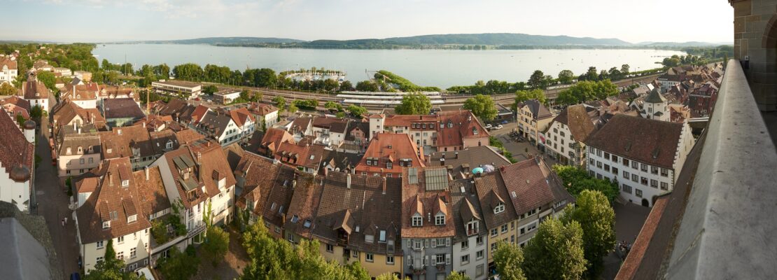 Blick auf die Stadt Radolfzell vom Münster.